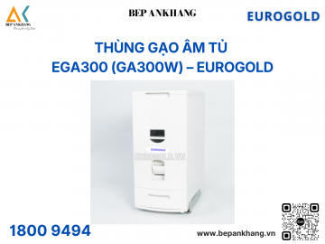Thùng gạo âm tủ giảm chấn cao cấp EGA300 (GA300W) – Eurogold - 300mm